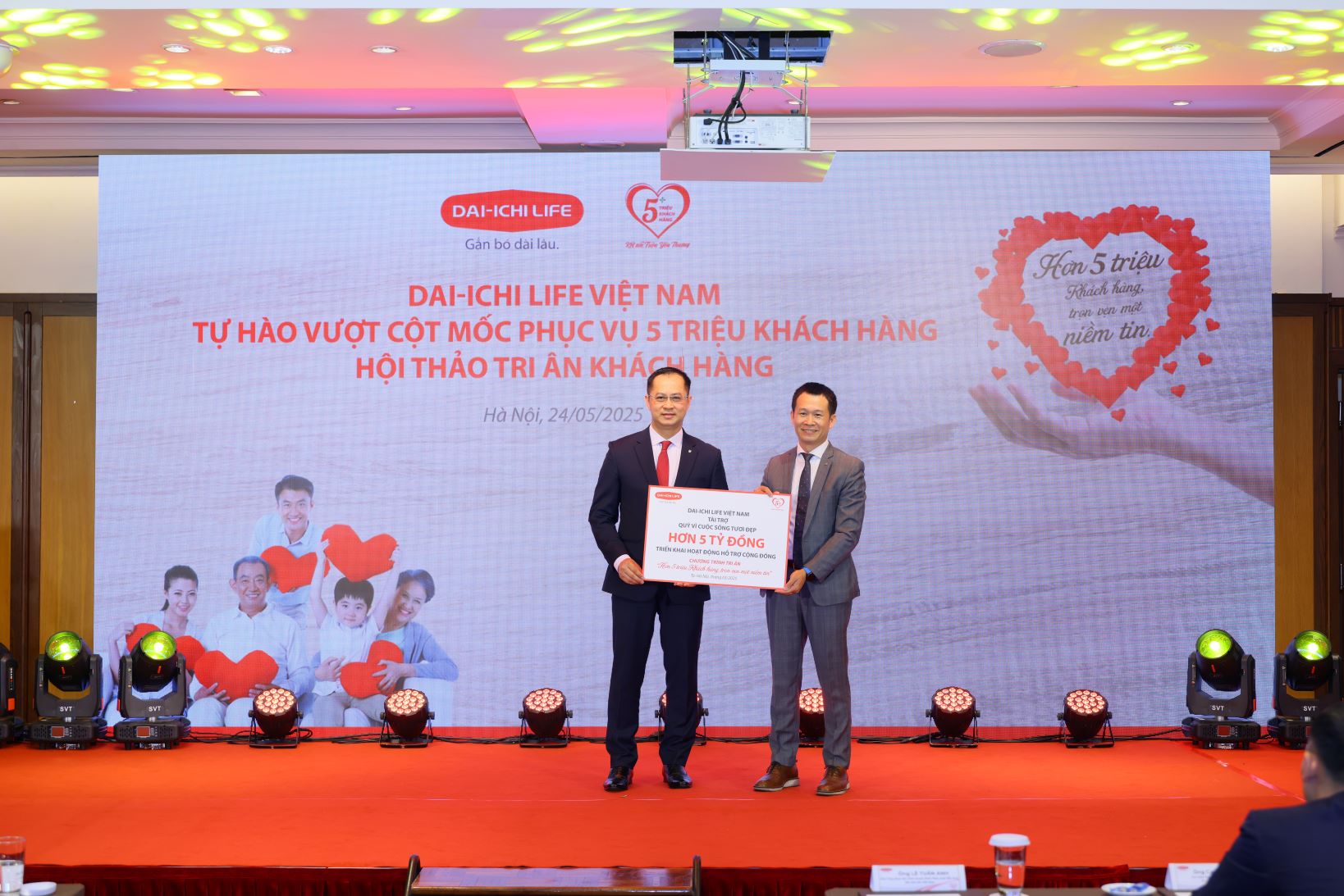 Dai-ichi Life Việt Nam tự hào vượt cột mốc phục vụ 5 triệu khách hàng